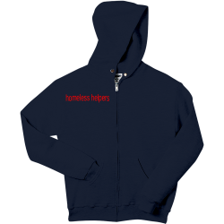 homeless-helpers  Boy's 50/50 Cotton/Poly Hoodies Jerzees 993B
