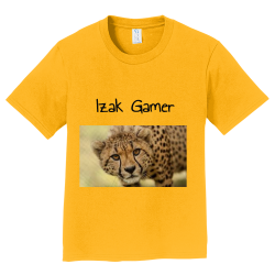 Izak-Gamer Izak Gamer Boy's 100% Cotton T-Shirts Port And Company PC450Y