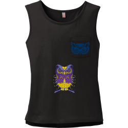 Create Junior's 100% Cotton Tank Tops District Threads DT4301