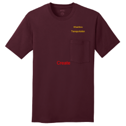 Khashro-Transportation Men's 100% Cotton T-Shirts Port And Company PC54P