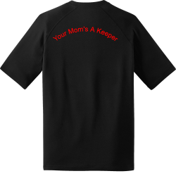 Your-Moms-A-Keeper DISCONTINUED Boy's 100% Polyester T-Shirts Sport-Tek YST700