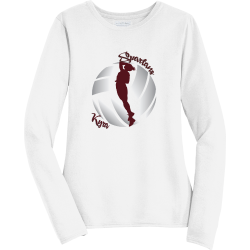 Kyra-Vball Women's 100% Polyester Long Sleeves Gildan 42400L