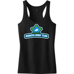 Manatee-Spirit-Team Junior's 50/50 Cotton/Poly Tank Tops District Threads DT237
