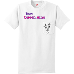Queen-Aino-Team Men's 100% Cotton T-Shirts