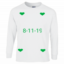 Zarenaa Create Number 1 Unisex 100% Cotton Long Sleeves Youth Longsleeves