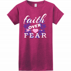 Faith Womens 100% Cotton T-shirts Women's T-shirts
