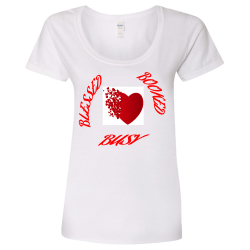 BLESSED-BOOKED-BUSY Barbara Women's 100% Cotton T-Shirts Port And Company LPC450V