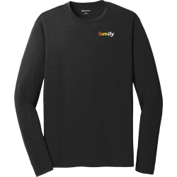 fam-shirt Lost Anchor Men's 100% Polyester Long Sleeves Sport-Tek ST340LS
