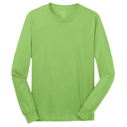 Create Men's 100% Cotton Long Sleeves Port And Company PC54LS