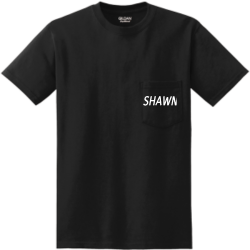 Shawn-Tee Men's 50/50 Cotton/Polyester T-Shirts Gildan 8300