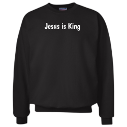Jesus-is-king Mens 100% Cotton Long Sleeves Men's Longsleeves