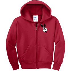 rabbit-2 Boy's 50/50 Cotton/Polyester Hoodies Port And Company PC90YZH