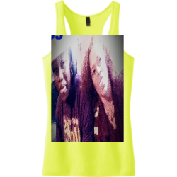 Bobbie-hilliard Junior's 50/50 Cotton/Poly Tank Tops District Threads DT237