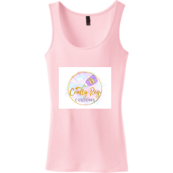 Crafty Junior's 100% Cotton Tank Tops District Threads DT235