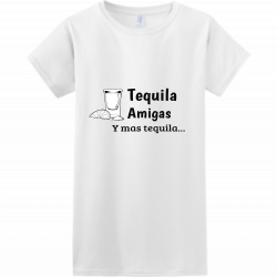 Tequila Womens 100% Cotton T-shirts Women's T-shirts