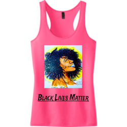 TaylorTy845 Junior's 50/50 Cotton/Poly Tank Tops District Threads DT237