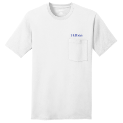 B--D---Marine Men's 100% Cotton T-Shirts Port And Company PC54P