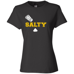 SALTY CW Monsters 200704 Ladies 1 side Womens 100% Cotton T-shirts Women's T-shirts
