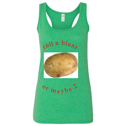 roll-a-blunt-or-maybe-2 Womens 100% Cotton Tank Tops