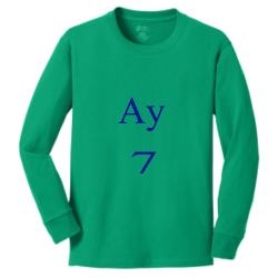 Abeer Boy's 100% Cotton Long Sleeves Port And Company PC54YLS