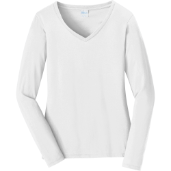 Alright-Alright-Alright Women's 100% Cotton Long Sleeves Port And Company LPC450VLS