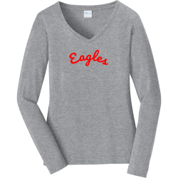 Eagles Women's 100% Cotton Long Sleeves Port And Company LPC450VLS