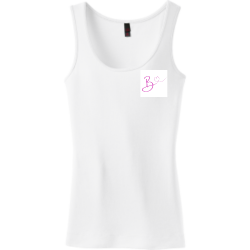 B Junior's 100% Cotton Tank Tops District Threads DT235