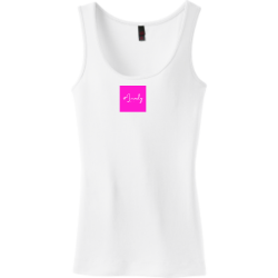 Box Junior's 100% Cotton Tank Tops District Threads DT235
