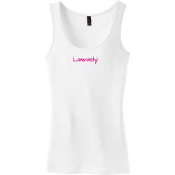 Lawvely Junior's 100% Cotton Tank Tops District Threads DT235