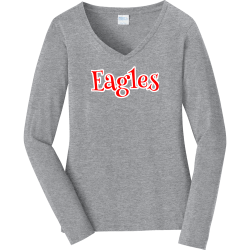 Eagles Women's 100% Cotton Long Sleeves Port And Company LPC450VLS