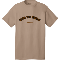 WAKE-THE--DREAM-324apparel Men's 100% Cotton T-Shirts Port And Company PC54