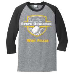 State-Qualifier--Gordon-Longhorns-Varsity-Golf-20-21-Whit-Fuller BAT N BILL Men's 50/50 Cotton/Polyester T-Shirts Port And Company PC55RS