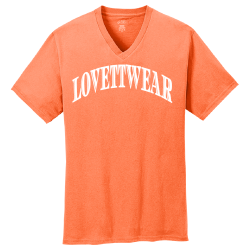 LOVETTWEAR--BENT-ORANGE Men's 100% Cotton T-Shirts Port And Company PC54V