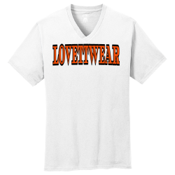LOVETTWEAR--ORANGEBLACK Men's 100% Cotton T-Shirts Port And Company PC54V