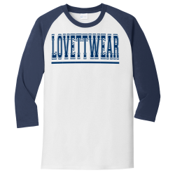 LOVETTWEAR-BLUE-34 BAT N BILL Men's 50/50 Cotton/Polyester T-Shirts Port And Company PC55RS