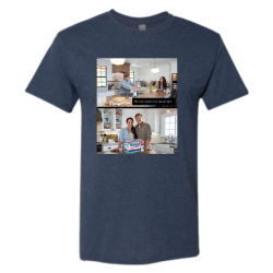 Matt-Myers Design Your Own Screen Printed T-shirt | Mens Jerzees Triblend T-Shirt 601mr