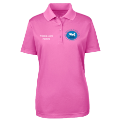 m Womens 100% Polyester Polos Women's Polos