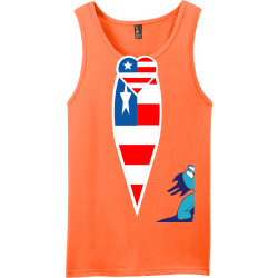 test_02 TURN  UP Men's 100% Cotton Tank Tops District Threads DT5300