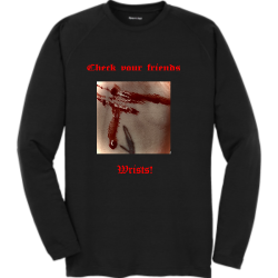 Check-your-friends-wrists Candido  Si No Nos Vemos Me Escribes  RIP 102919 Unisex 100% Polyester Long Sleeves Sport-Tek ST700LS