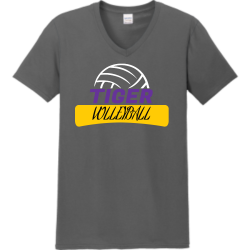 Volleyball1 Men's 100% Cotton T-Shirts Gildan 64V00
