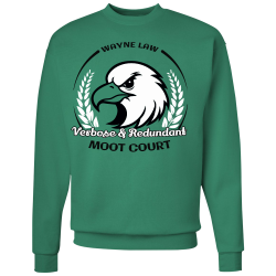 WAYNE-LAW-MOOT-COURT-Verbose--Redundant Mens 50/50 Cotton/Poly Long Sleeves Men's Long Sleeves