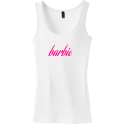 barbie Junior's 100% Cotton Tank Tops District Threads DT235