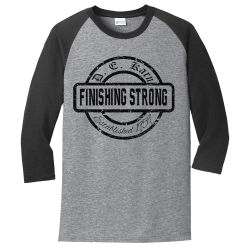 D.-E.-Karn-Established-1959-Finishing-Strong BAT N BILL Men's 50/50 Cotton/Polyester T-Shirts Port And Company PC55RS