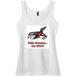 Clif-High-Hello-Humans-Got-WOO Jesus Loves This Girl  - Church Tank Tops