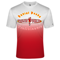 Boone-track Adult 100% Polyester OMBRE T-shirts