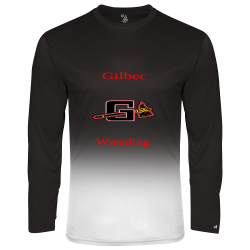 Gilbert--Wrestling Mens 100% Polyester OMBRE Long Sleeves Men's Longsleeves