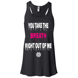 You-Take-the--Breath--right-out-of-me Womens 65/35 Poly/Cotton Tank Tops Bella 8800