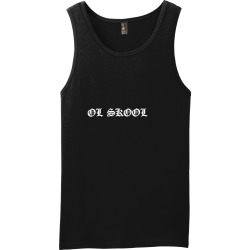 OL-SKOOL TURN  UP Men's 100% Cotton Tank Tops District Threads DT5300
