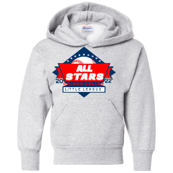PAJARO-VALLEY-LITTLE-LEAGUE-ALL-20--STARS-22 ZXT Unisex 50/50 Cotton/Poly Hoodies Youth Hoodies