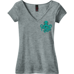 Wicked-Awesome Junior's 50/50 Cotton/Polyester T-Shirts District Threads DT2001